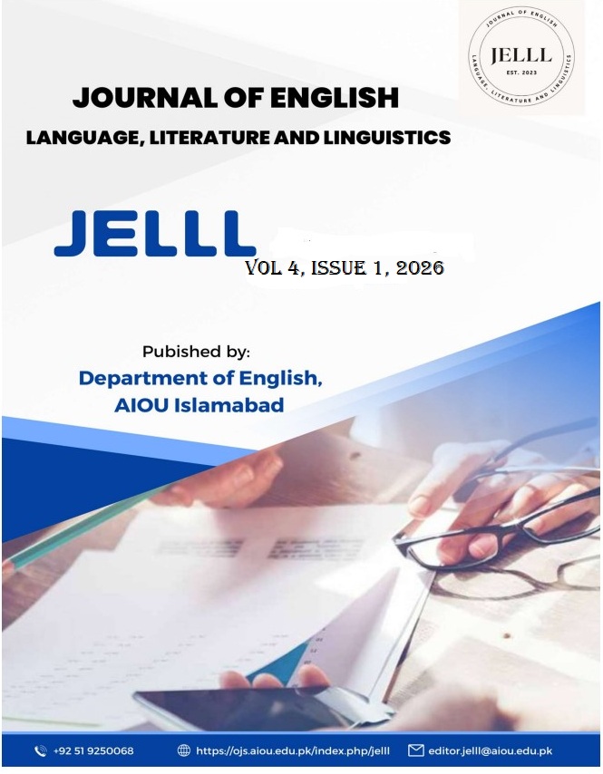 					View Vol. 4 No. 1 (2026): JELLL
				